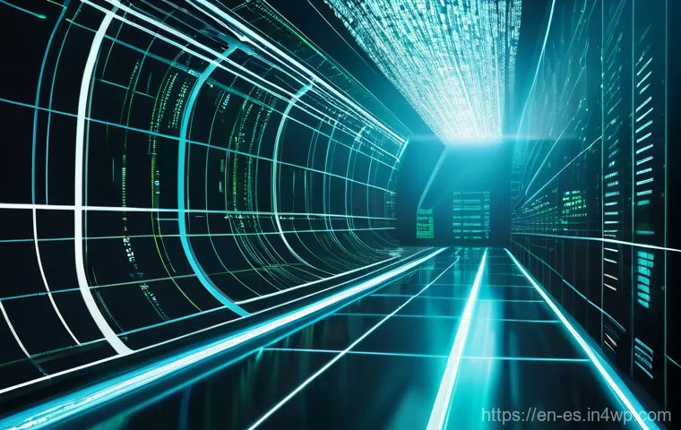 예방 중심 헬스케어의 데이터 보안 문제 - **Prompt:** A visually rich, futuristic digital landscape representing the secure flow of health dat...