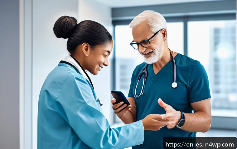 예방 중심 헬스케어의 성과 평가 방법 - A modern healthcare setting showing diverse adult patients wearing comfortable, casual clothing and ...