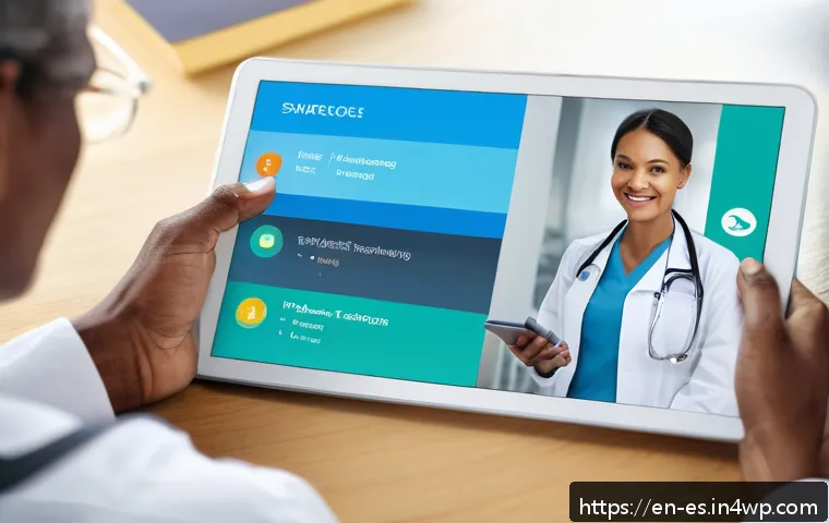 예방 중심 헬스케어의 성과 지표 - A modern healthcare setting featuring a diverse group of patients actively engaging with wearable he...
